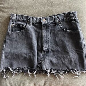 Levi’s Black Jean Skirt